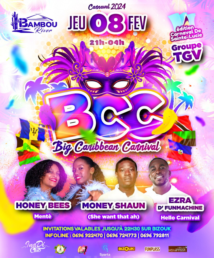 Bcc Ed St Lucia Carnival Bambou River Martinique Réservez vos