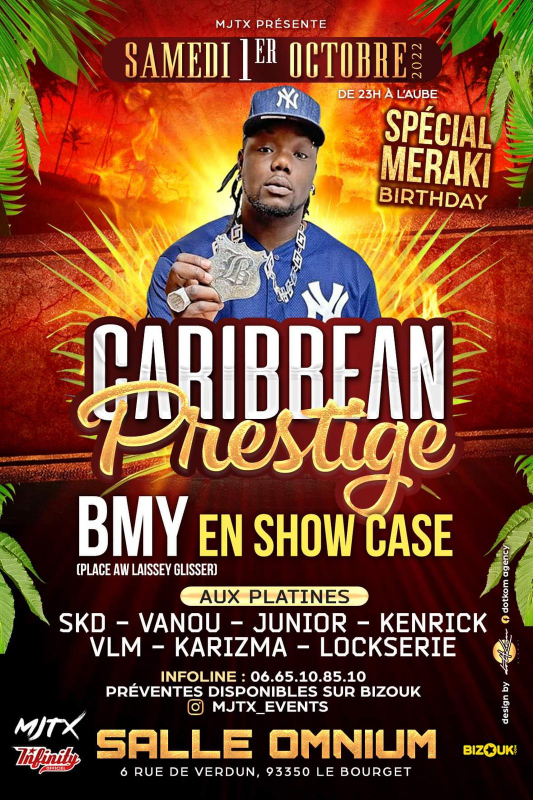Caribbean Prestige Bmy En Show - Salle OMNIUM - France - Réservez vos