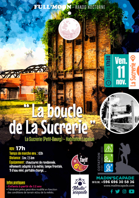 Full’moon Rando Rivière Salée Petit Bourg Martinique Réservez