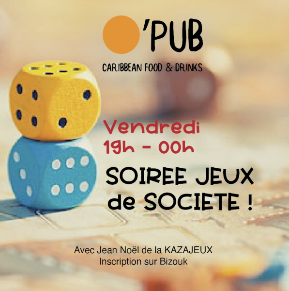 O'Pub : Soirée Jeux De Société Entre Amis, - O'PUB - France - Réservez vos  meilleurs moments en ligne