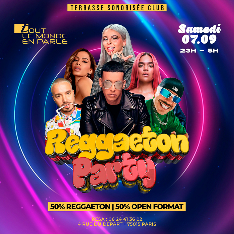 REGGAETON PARTY XXL ROOFTOP CLUB TERRASSE 