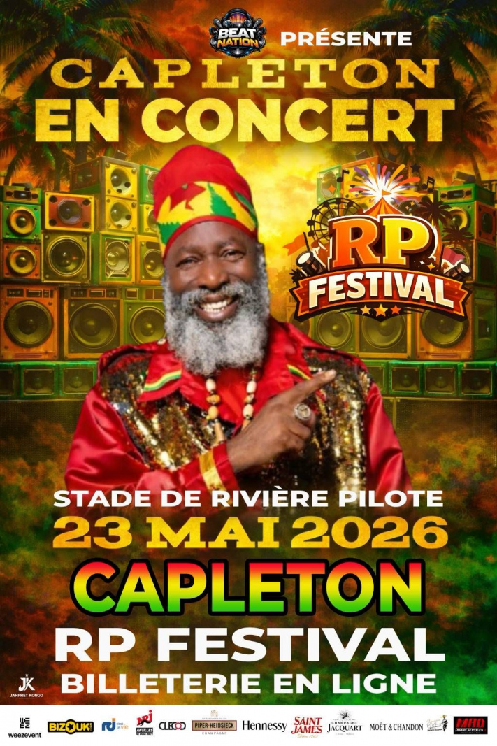 Gapleton Concert Capleton - Stade de rivière pilote - Martinique | Bizouk.com
