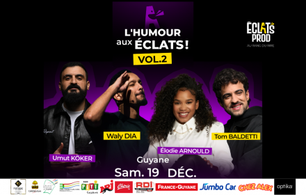 Plateau Humour Aux Eclats Vol 2 Avec Waly Dia, Tom Baldetti, Umut Koker Et Elodie Arnould
