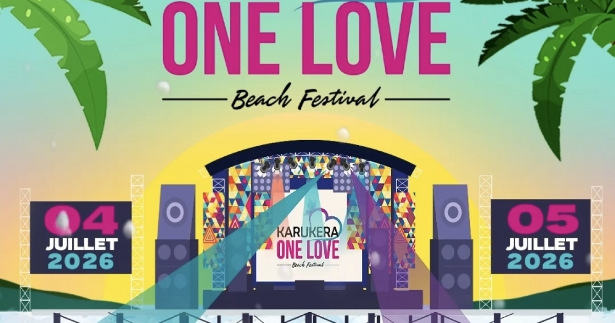 Karukera One Love Guadeloupe 2026 - Plage de Roseau - Guadeloupe