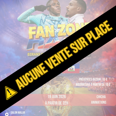 Fanzone Haïti Vs Brésil