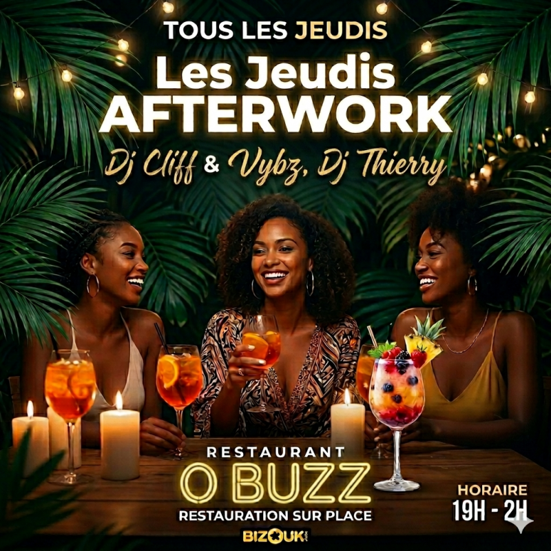 Jeudi Afterwork | Vybz & Cliff & Thierry