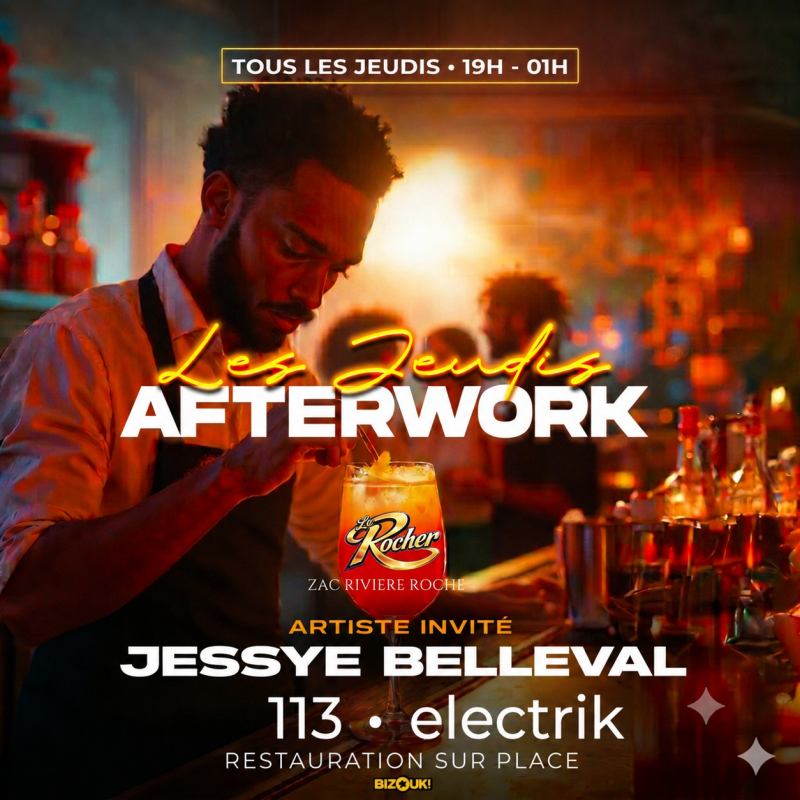 Les Jeudis Afterwork - Electrik & 113 - Artiste Jessye Belleval