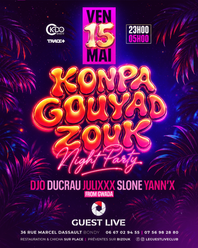 Konpa Gouyad Zouk Night Party