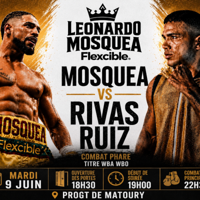 Boxe Profesionnelle Leonardo Mosquea Vs Rivas Ruiz