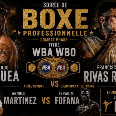 Boxe Profesionnelle Leonardo Mosquea Vs Rivas Ruiz