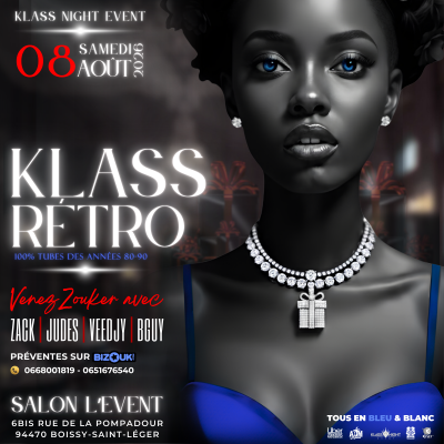 Klass Rétro 8ème Édition En Bleu Et Blanc