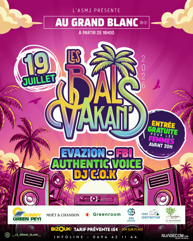 Les Bals Vakans 2026