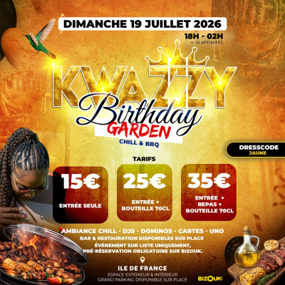 Kwazzy Birthday ❤️ Chill And Bbq