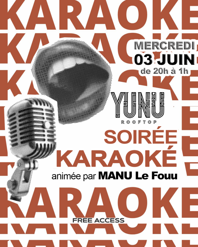 Karaoke Rooftop Du Yunu By Manu Le Fouuu