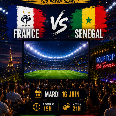 Coupe Du Monde France  Sénégal (écran Géant )