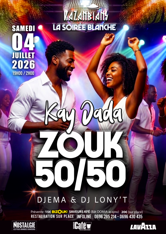 Soirée Zouk Nostal'News 50 I 50 De Kazanbians