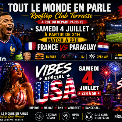 Vibes Special Usa , Rooftop , Hip Hop , Afrobeat , Latino