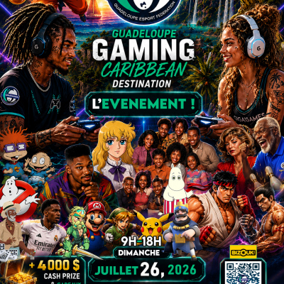 🎮 Giga'Games 2026 – Guadeloupe Gaming Caribbean Destination Gcd