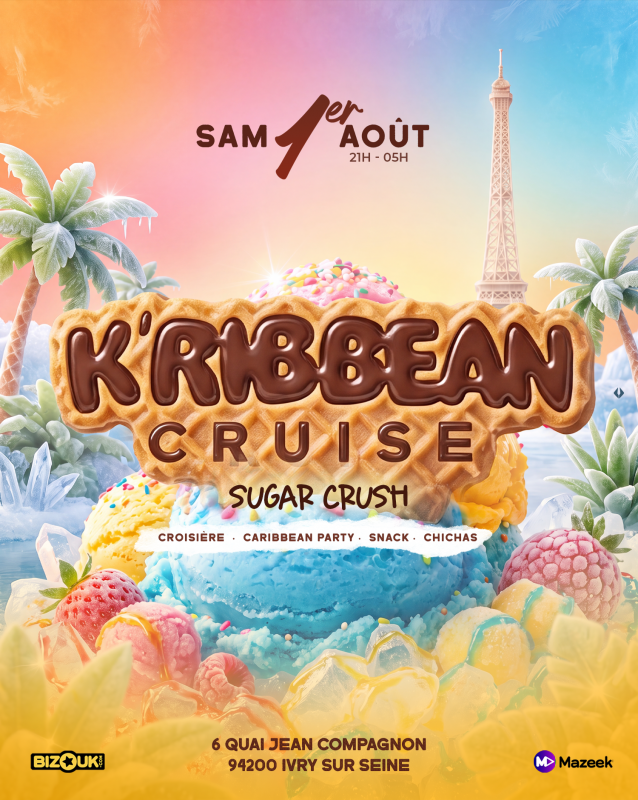 K’ribbean Cruise❤️sugar Crush ❤️ | Croisière| Rooftop| Terrasse