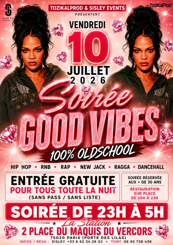 Good Vibes 100 Pour 100 Old School
