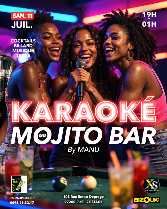 Karaoké Party By Manu Le Fouuu Au Mojito Bar