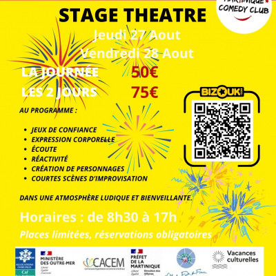 Fort-De-France : Stage Théâtre Des Grandes Vacances