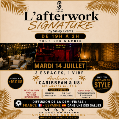 Afterwork Signature By Sisley évents
