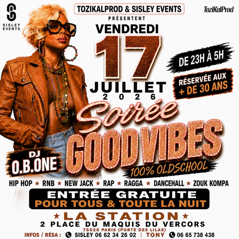 Good Vibes 100 Pour 100 Old School