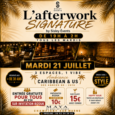 Afterwork Signature By Sisley évents