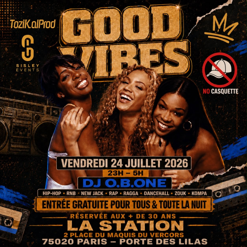 Good Vibes 100 Pour 100 Old School