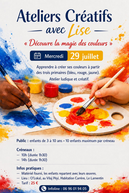 Atelier Créatif Avec Lise - Découvre La Magie Des Couleurs