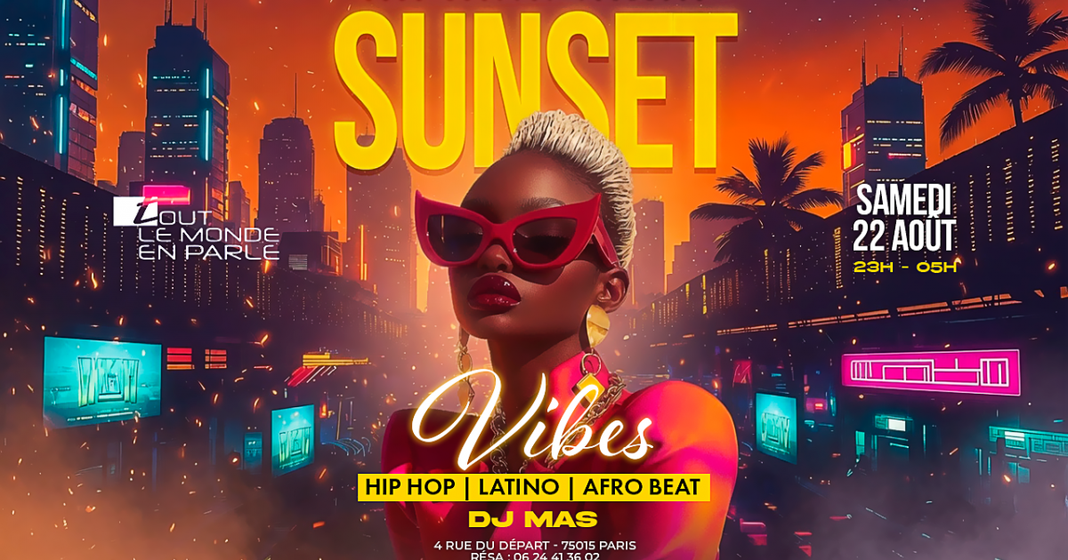 Soiree Vibes , Hip Hop , Afrobeat, Latino, ( Entree Gratuites Filles )