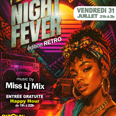 Retro Friday Night Fever - Dj Miss Lj Mix ( à 3 Minutes à Pied De La Rue Colorée )