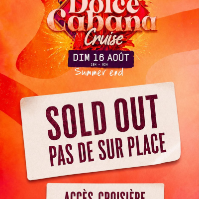 La Dolce Cabana Cruise…16 Aout 2026