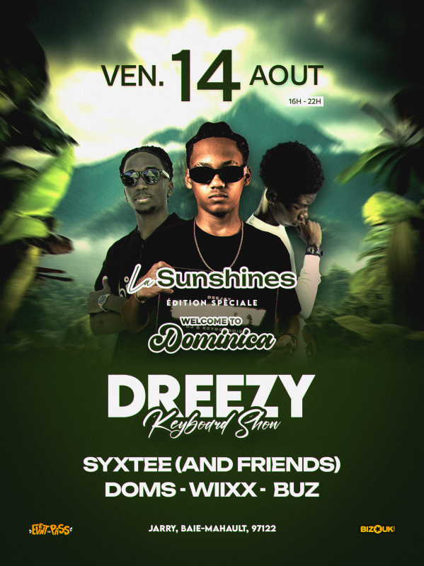 La Sunshines - Welcome To Dominica "dreezy En Keyboard Show" 🇩🇲
