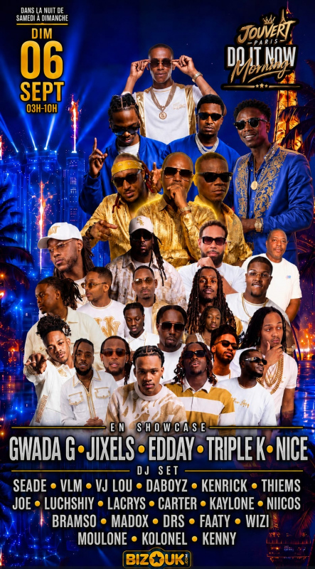 Jouvert Paris Show Case Gwada G Jixel Edday Tripple K