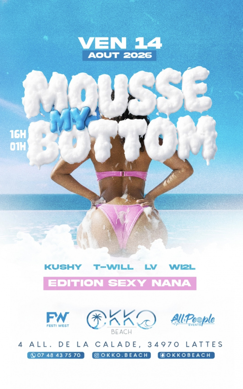 Pool Party Mousse My Bottom