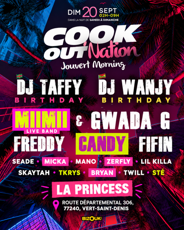 Cookout’ Nation - Taffy & Wanjy Birthday
