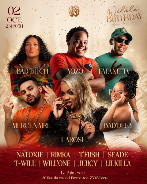 Wélélé Birthday - Bad Bitch & Bad Deey, Mercenaire, Larose, Fafane Tv & Yozo