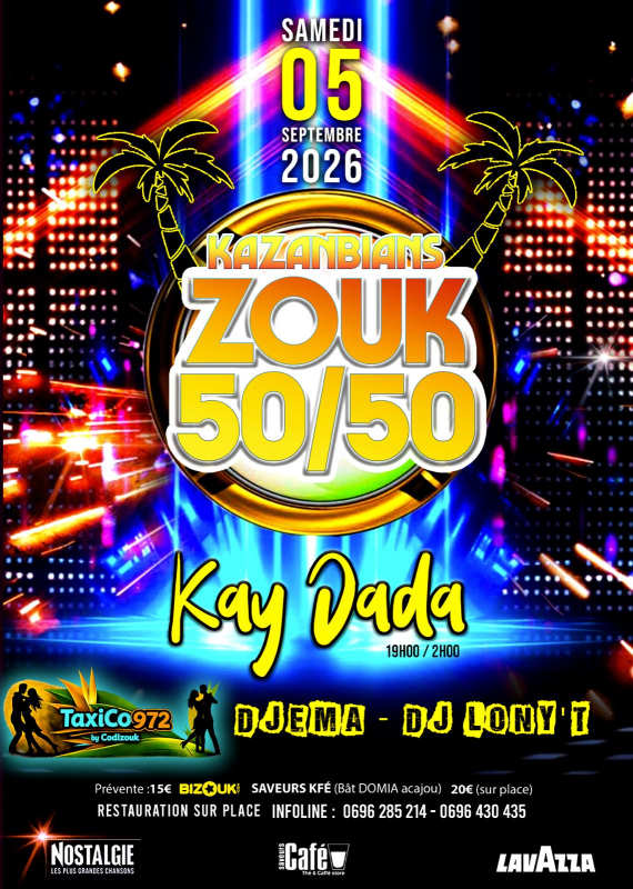 Soirée Zouk Nostal'News 5050 De Kazanbians