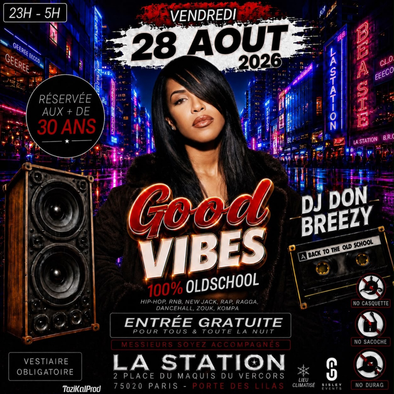Good Vibes 100 Pour 100 Old School