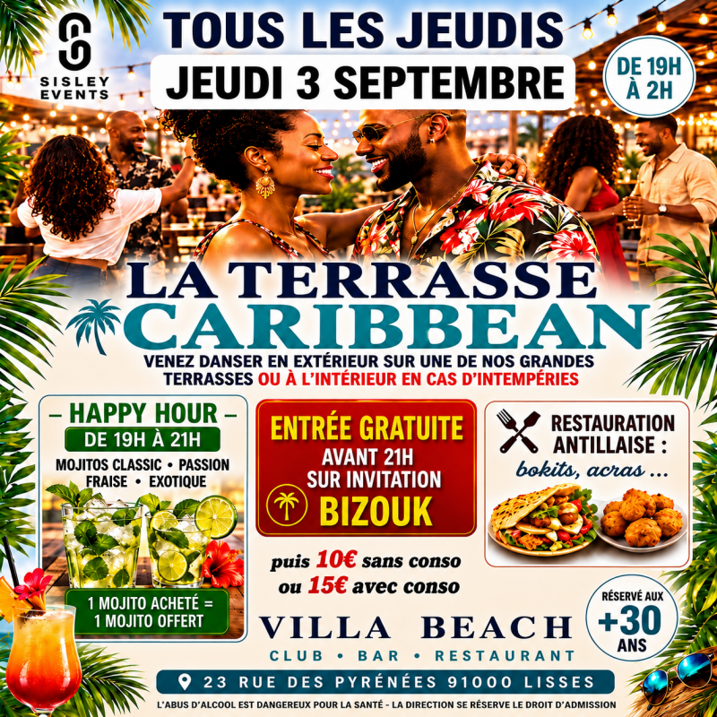 La Terrasse Caribbean Par Sisley Évents