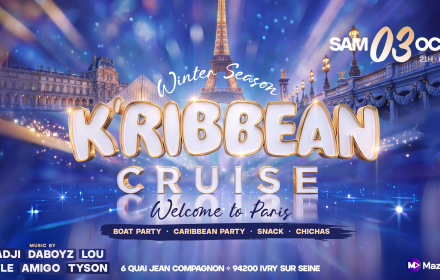 K’Ribbean Cruise❤️3 Octobre ❤️ | Tour Eiffel Spot | Rooftop| Terrasse
