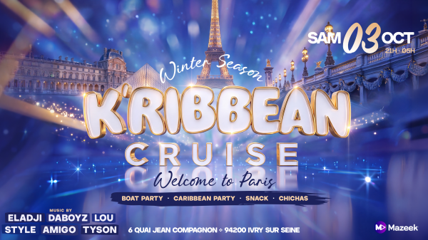 K’Ribbean Cruise❤️3 Octobre ❤️ | Tour Eiffel Spot | Rooftop| Terrasse