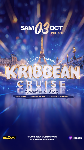K’Ribbean Cruise❤️3 Octobre ❤️ | Tour Eiffel Spot | Rooftop| Terrasse