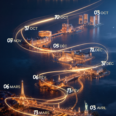 K’ribbean Cruise❤️31 Octobre ❤️ | Tour Eiffel Spot | Rooftop| Terrasse