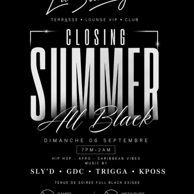 La Sunday "all Black"