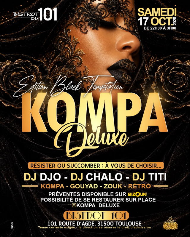 Kompa Deluxe Toulouse Ed. Black Temptation
