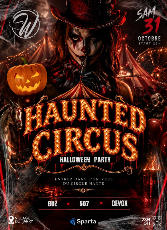 Halloween Du W Club - Haunted Circus