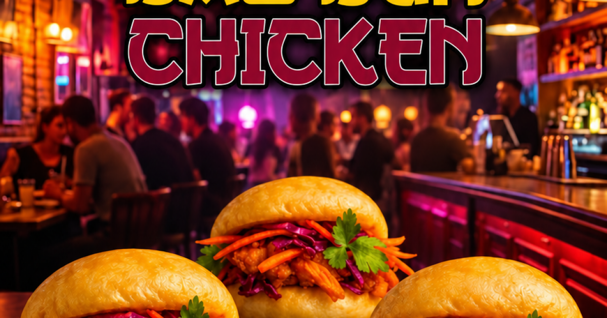 E Mini Roker Mini Bao Bun Chicken - 1922 Authentique Bar - Guyane Française | Bizouk.com